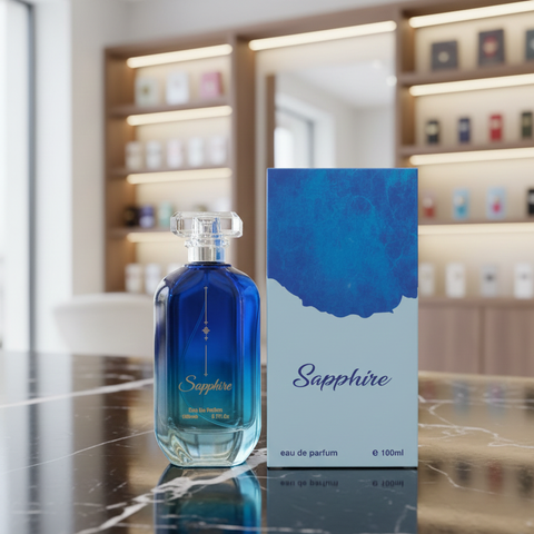 Sapphire Perfume – 100ml Long-Lasting Fragrance, Elegant Scent for Daily Wear & Special Occasions