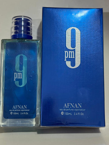 Afnan 9PM Perfume – Unisex EDP 100ml Blue, Long-Lasting Elegant Fragrance for Men & Women